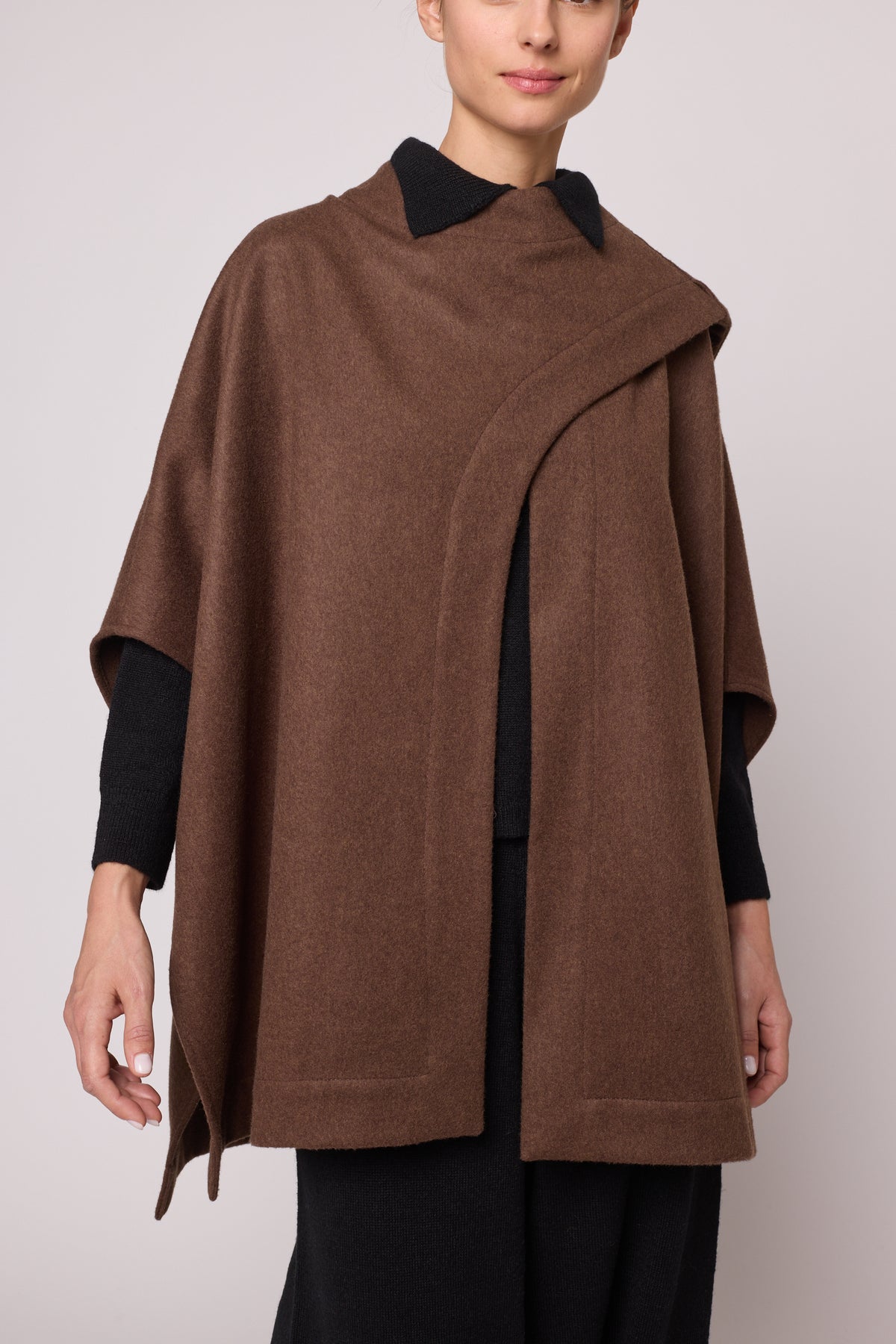 Folding Coat in Soft Japanese Wool