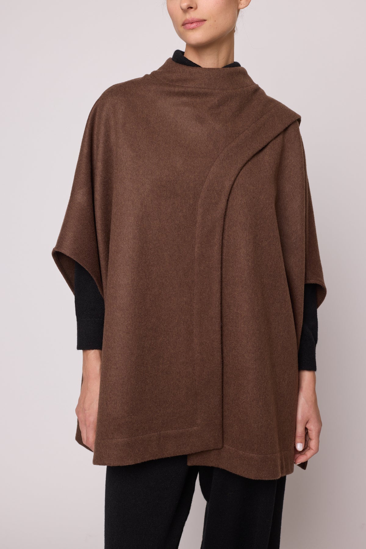 Folding Coat in Soft Japanese Wool