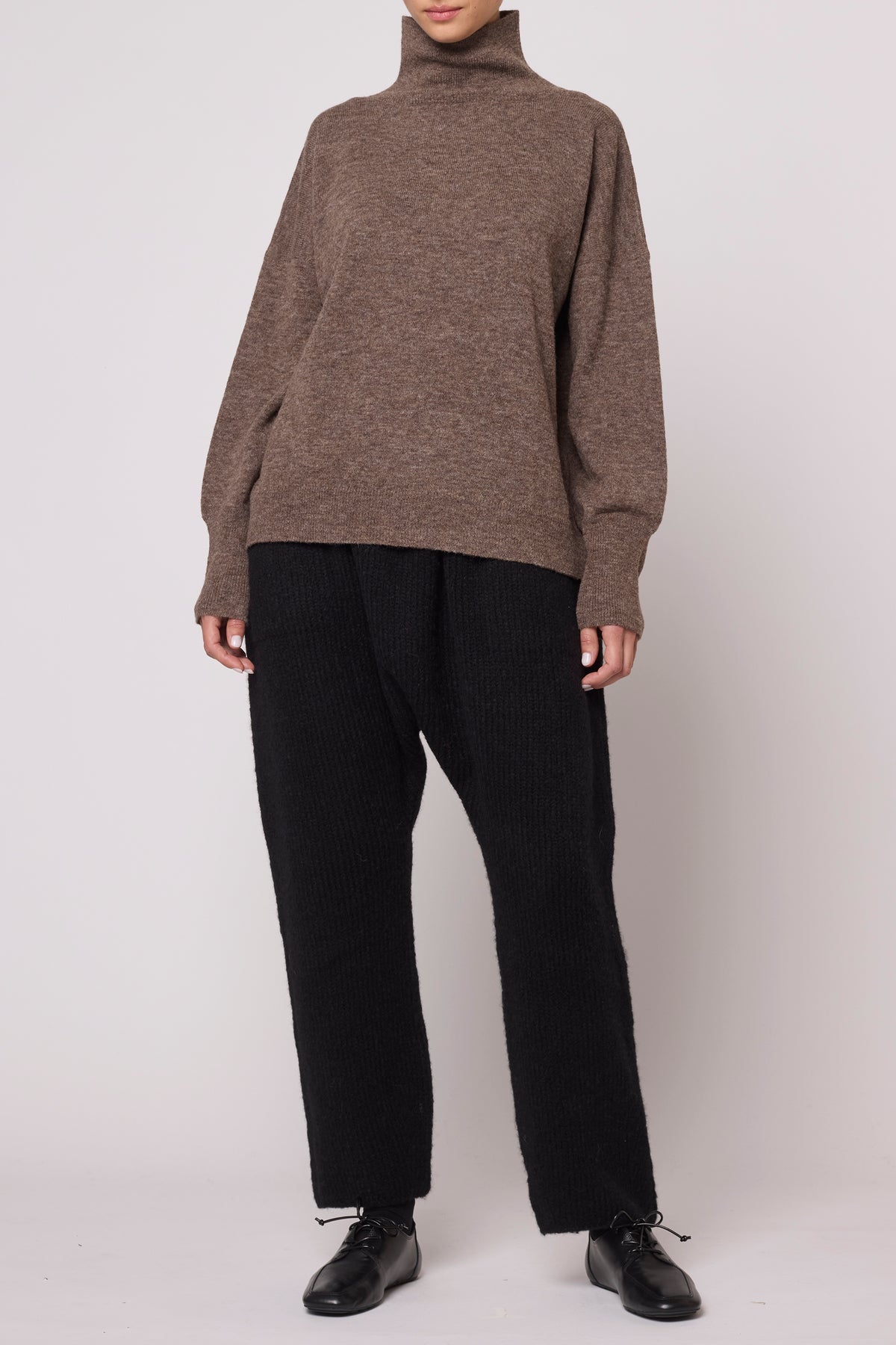 Kiri Pant in Supreme Alpaca - Black