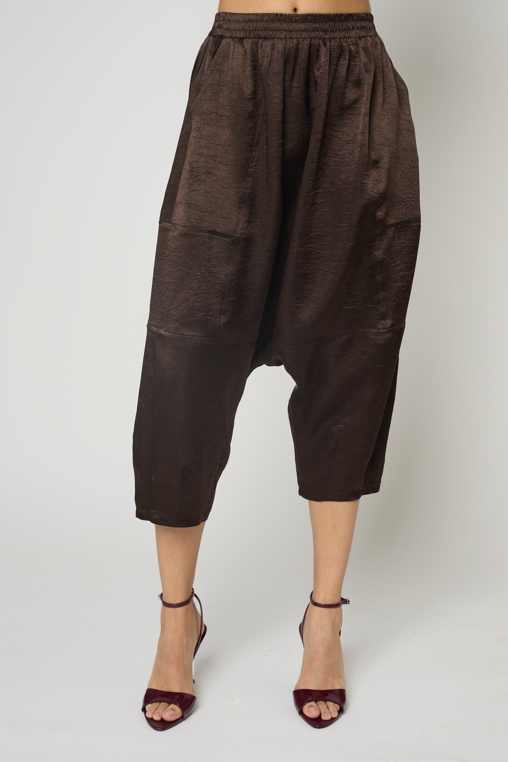 Kiko Pant in Crinkled Satin