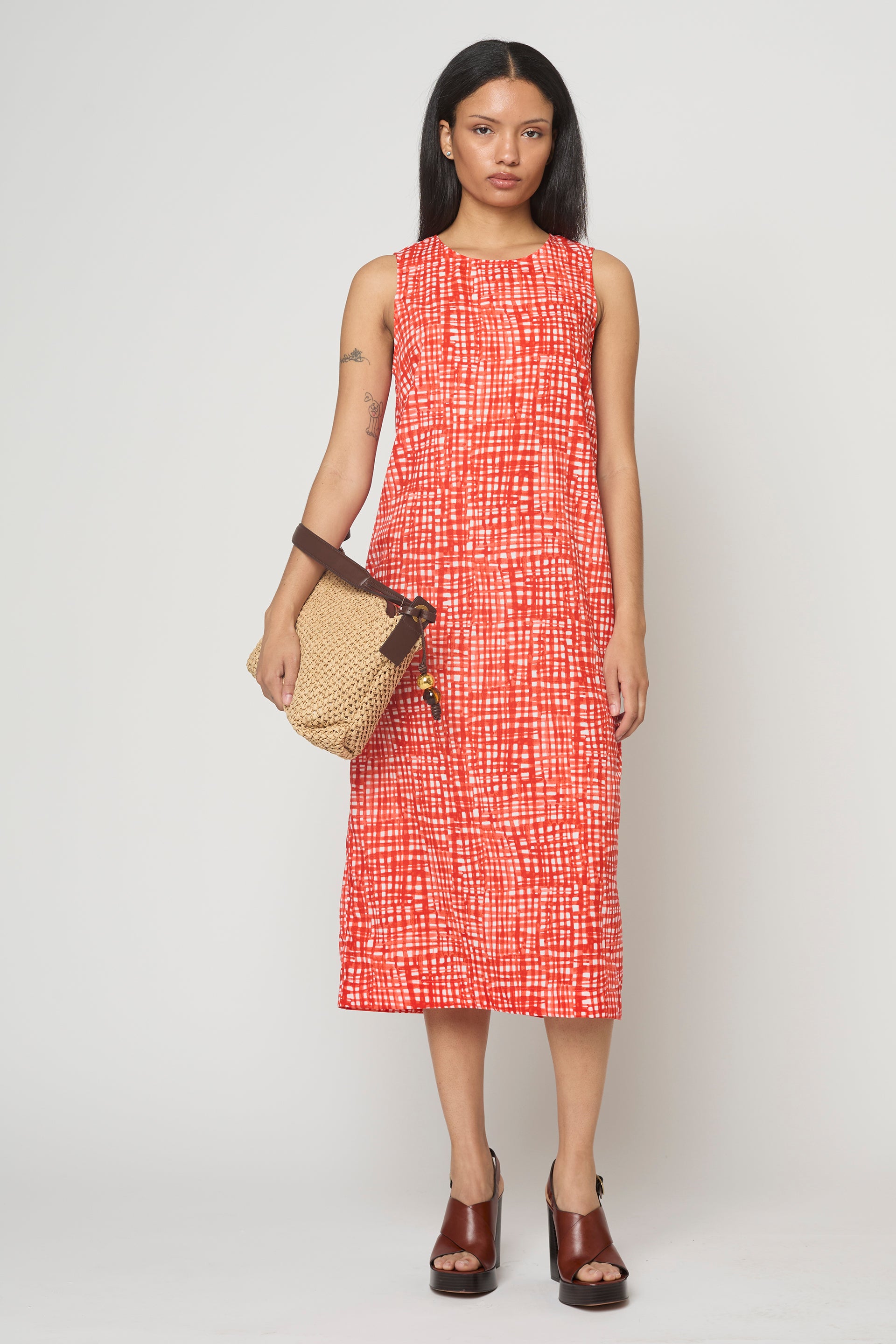 Nora Dress in Watercolor Picnic