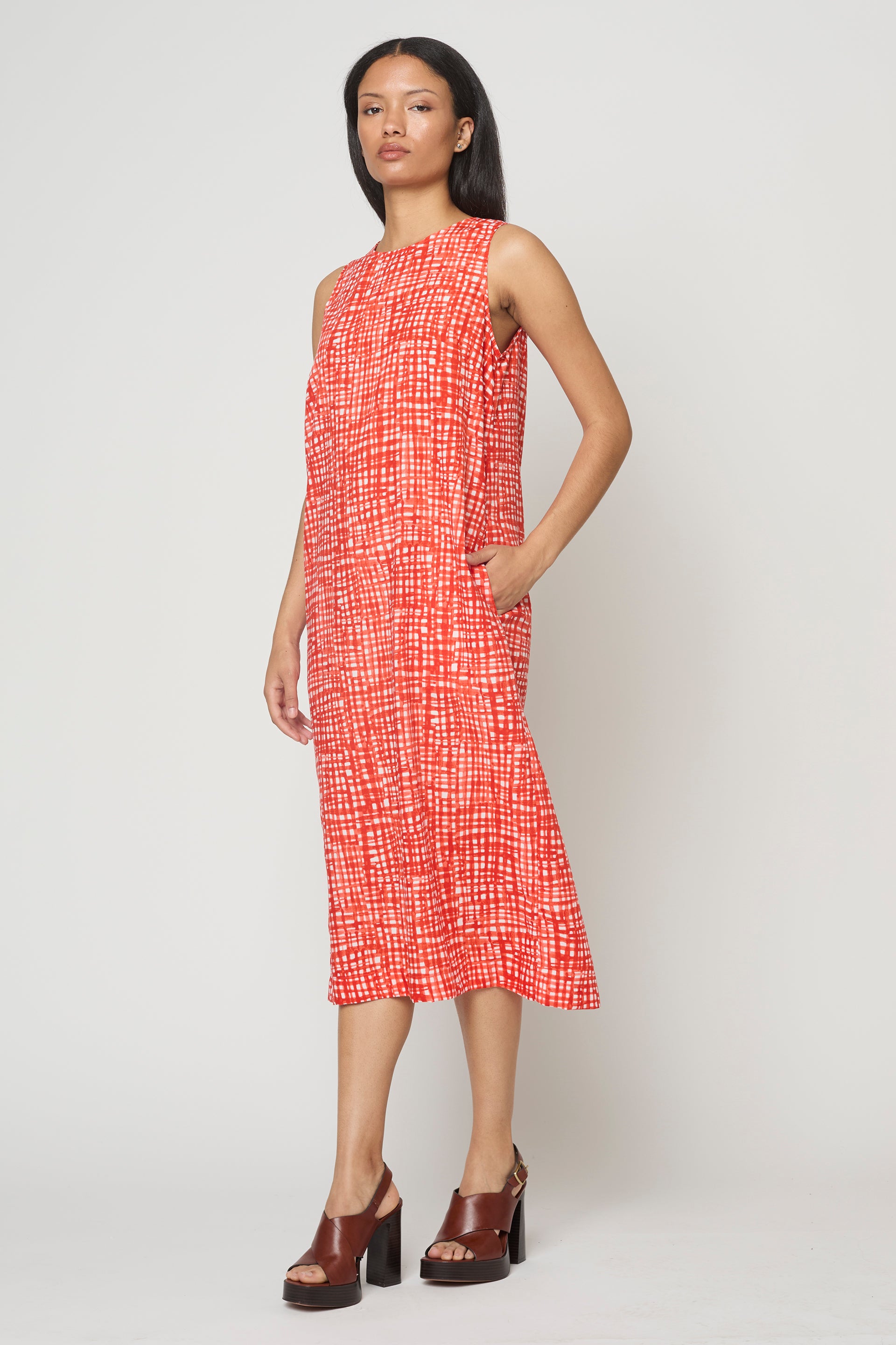 Nora Dress in Watercolor Picnic