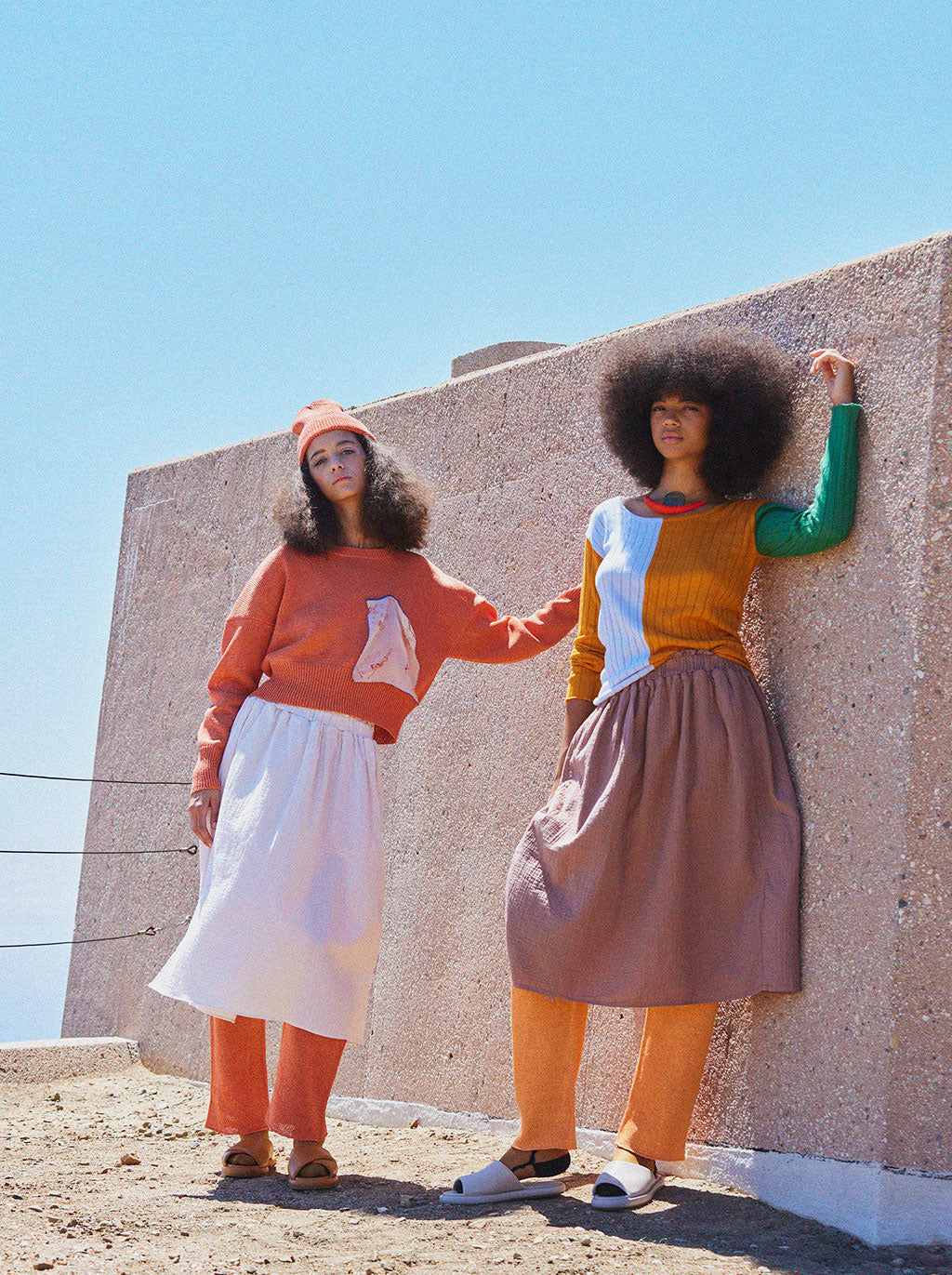 Lou Colorful Cotton Viscose Top