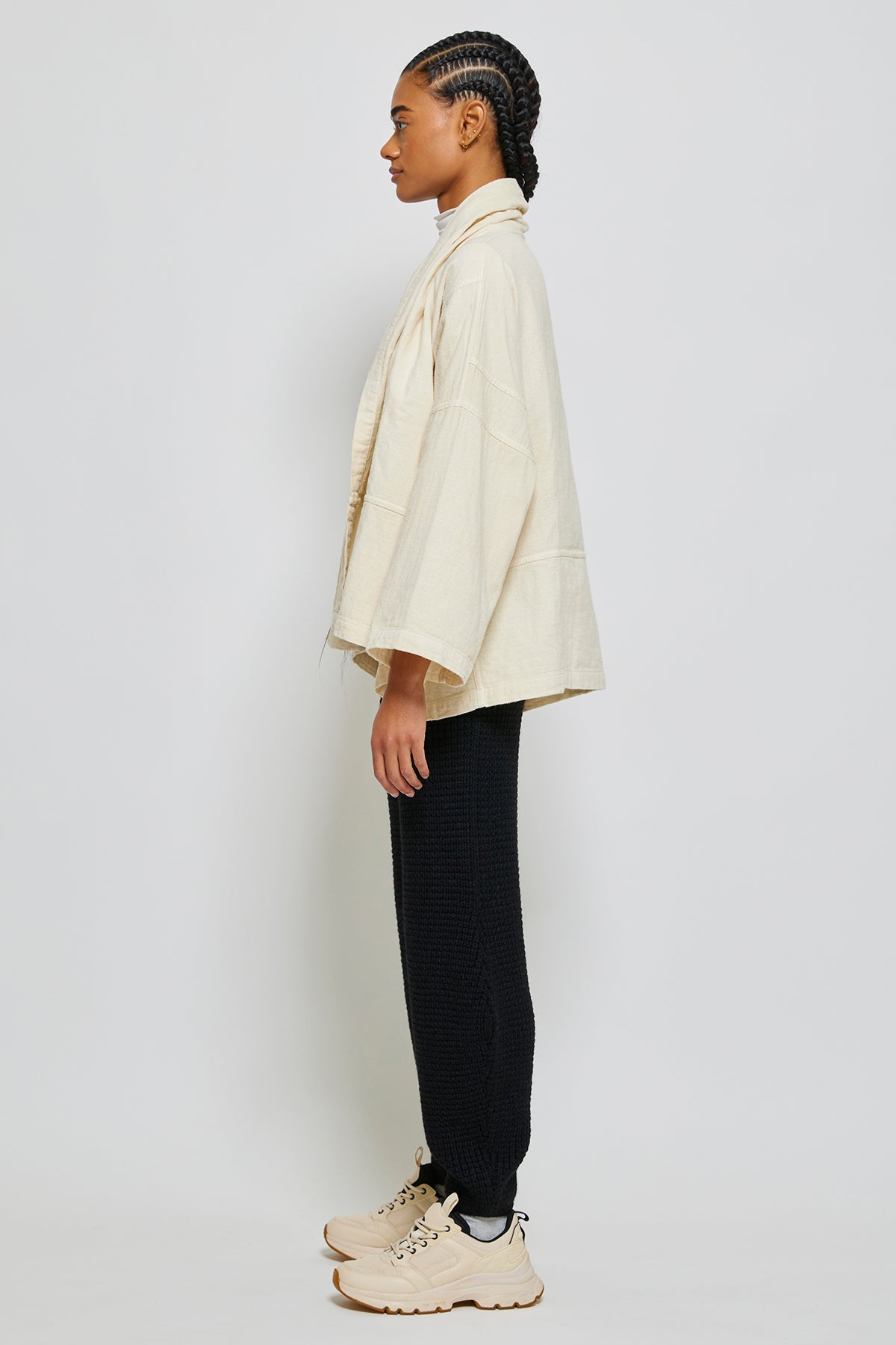 Kimono Jacket in Double Layer Gauze - Kinari