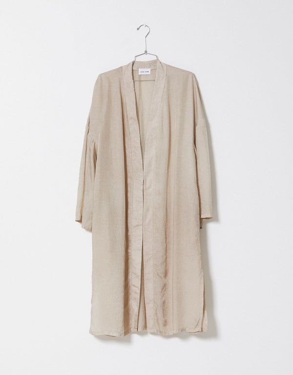 Archive Sale Transitional Coat in Crinkled Cupro