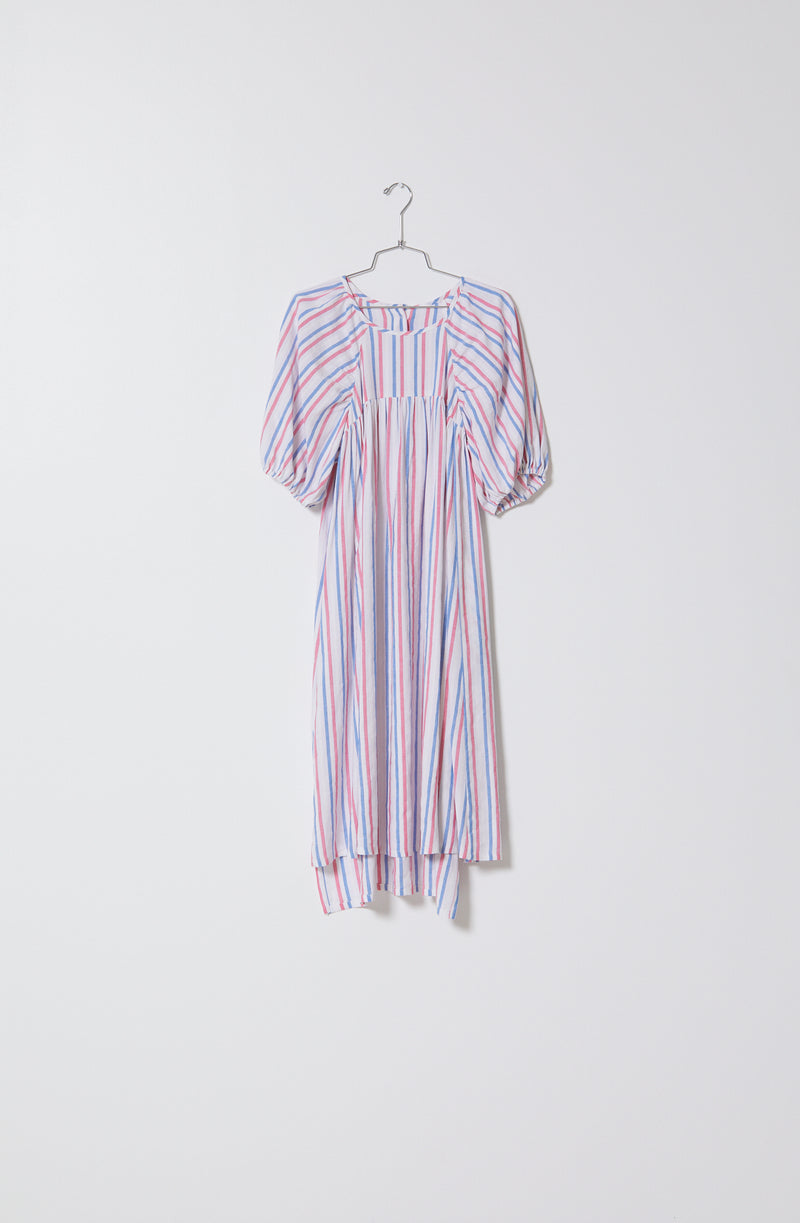 Archive Sale Mardi Dress in Striped Viscose Cotton - Size XS Only