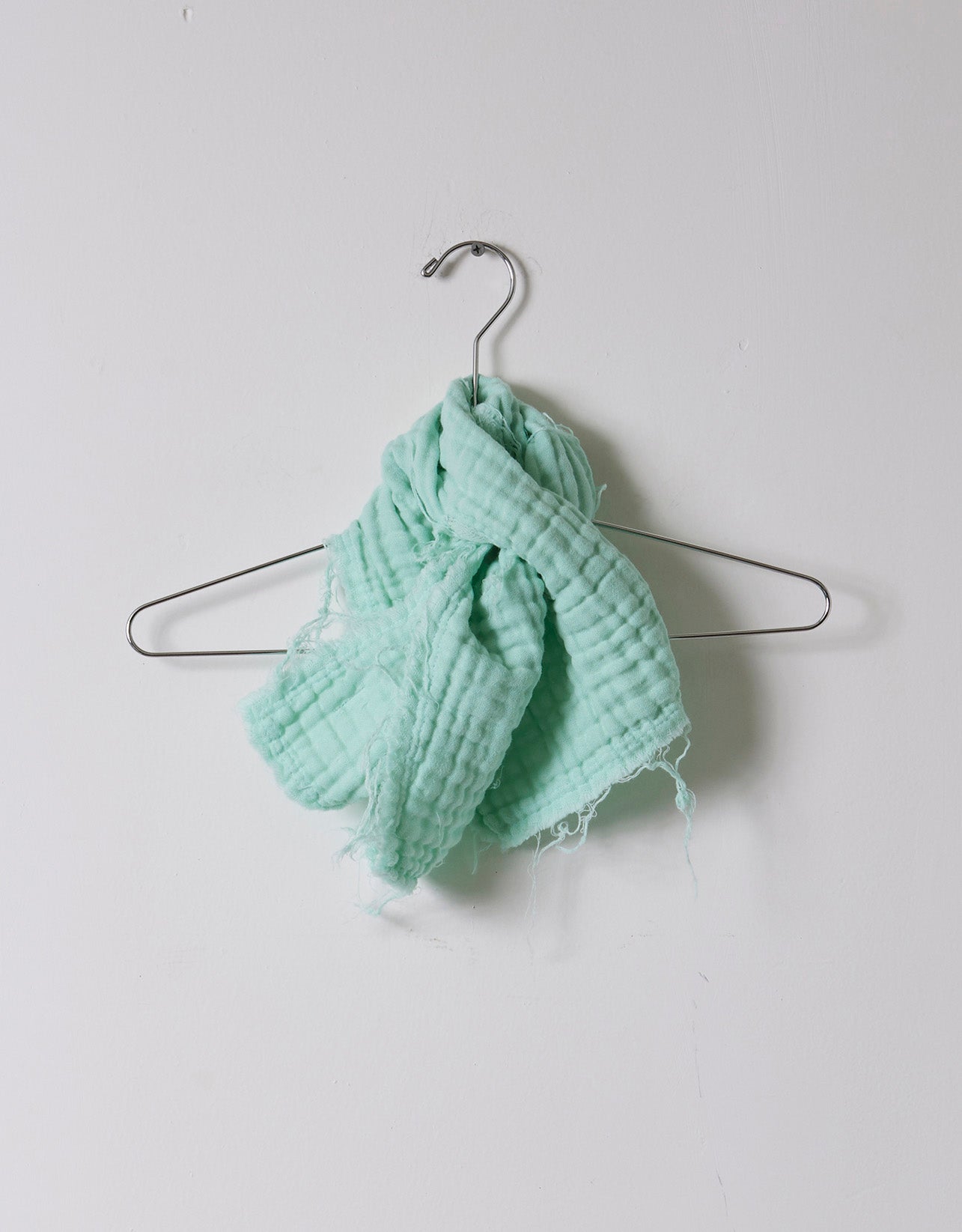 5層ウェーブガーゼの小さなボロスカーフ