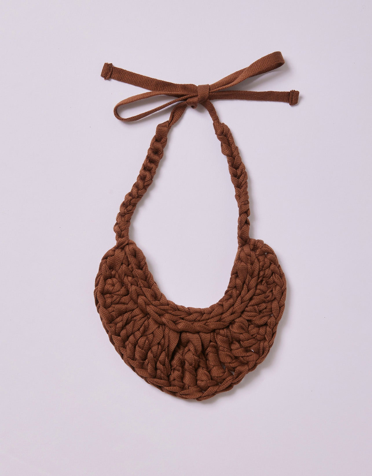 Handmade Sakura Necklace in Pima Cotton