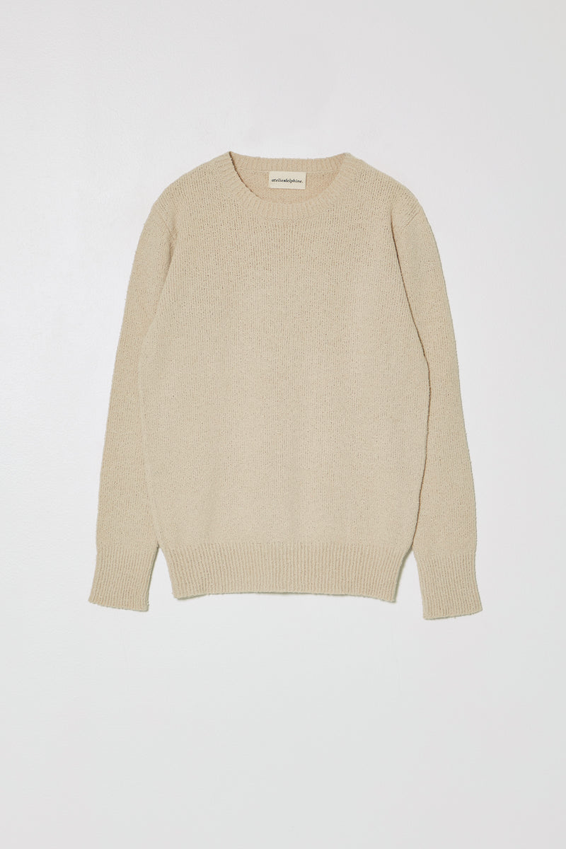 Boucle Crewneck Top