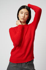 Boucle Crewneck Top