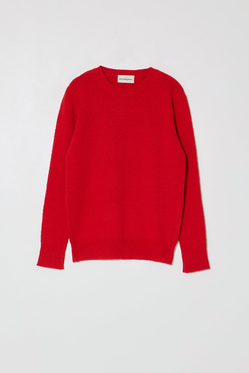 Boucle Crewneck Top