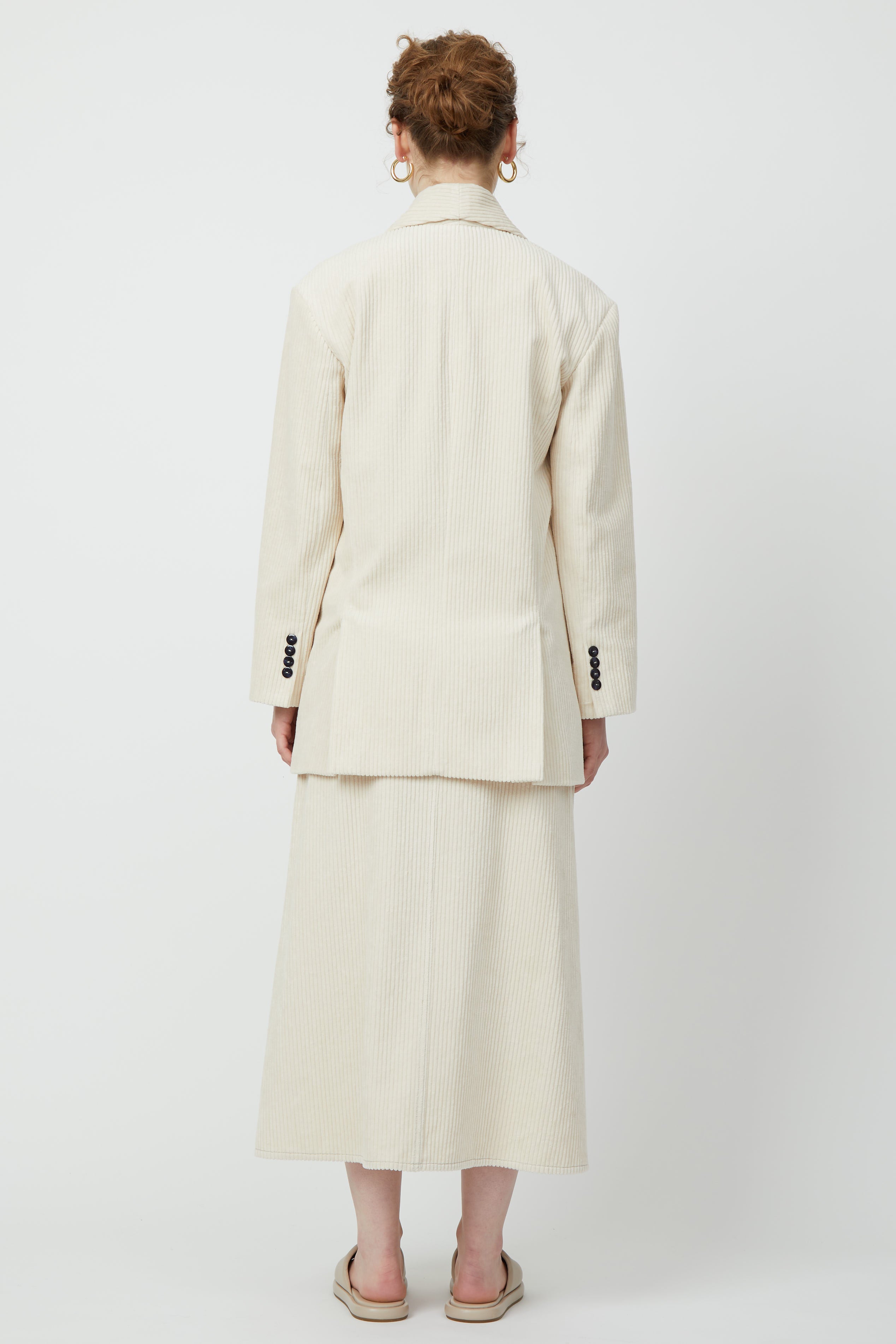 ジャケット・アウター ameri CARDBOARD FLARE DRESS COAT CARDBOARD FLARE DRESS COAT ameri vintage