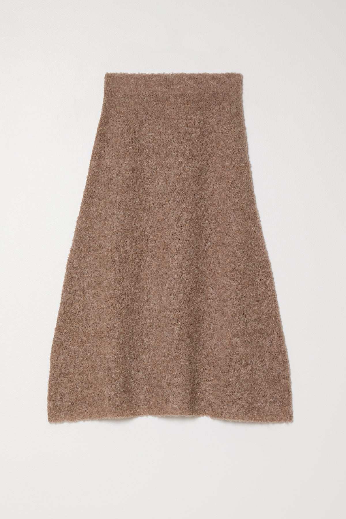 Flare Boucle Alpaca Skirt