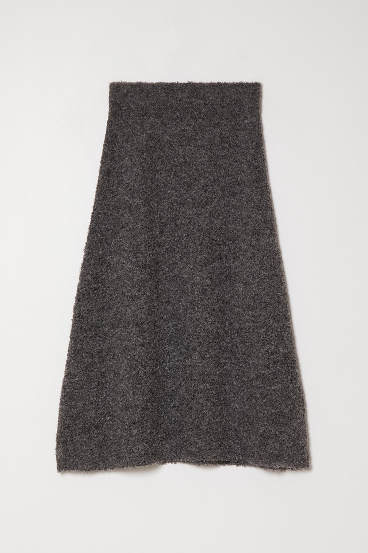 Flare Boucle Alpaca Skirt