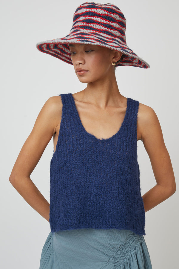 Sweater Tank  in Suri Alpaca Airy Knit