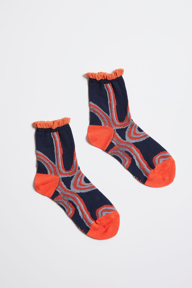 Sample Sale Geo Pattern Socks