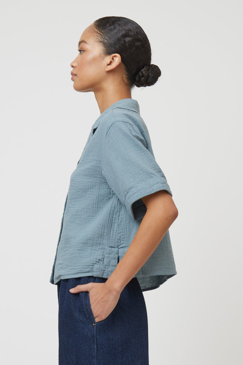 Archive Sale Loraine Top In Crinkled Cotton