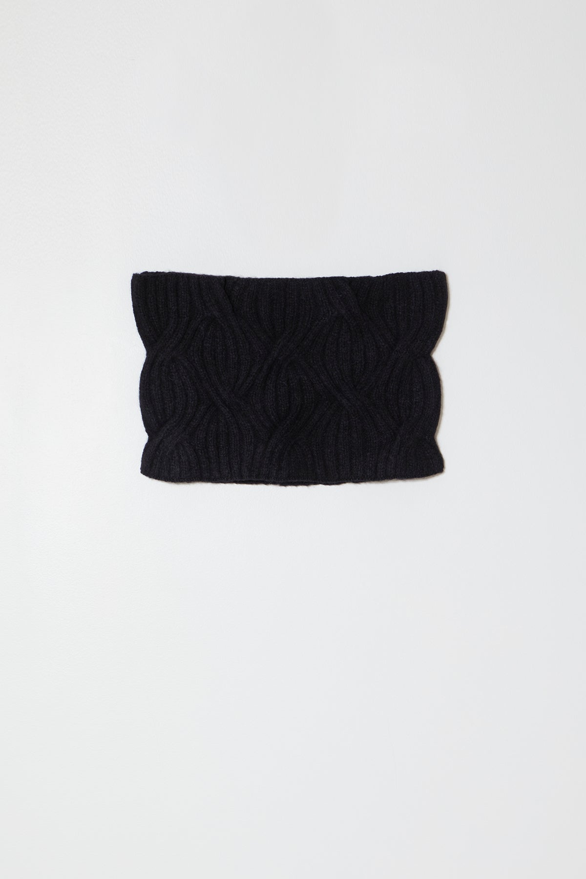 Handknit Wire Cable Neck Warmer