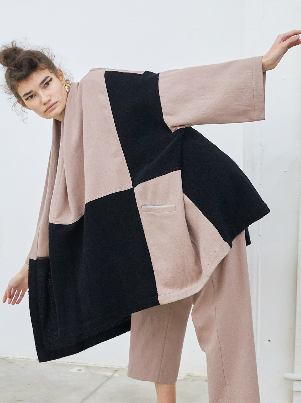 HAORI COAT PATCHWORK at Atelier Delphine