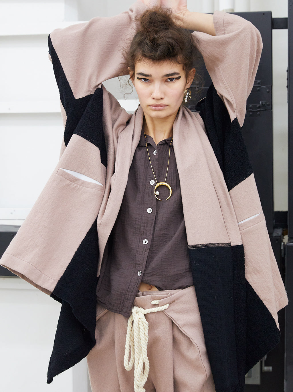 HAORI COAT PATCHWORK at Atelier Delphine