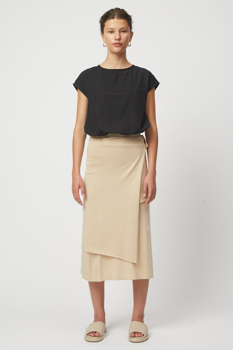 Midi Skirt with Tie