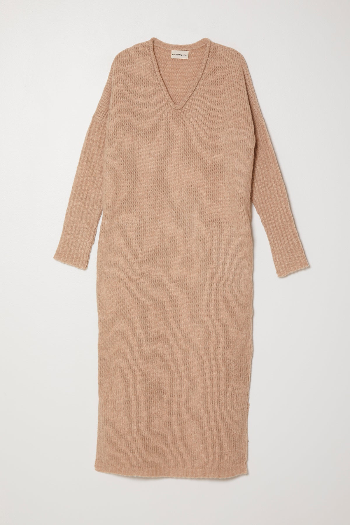 リラックスVネックドレス