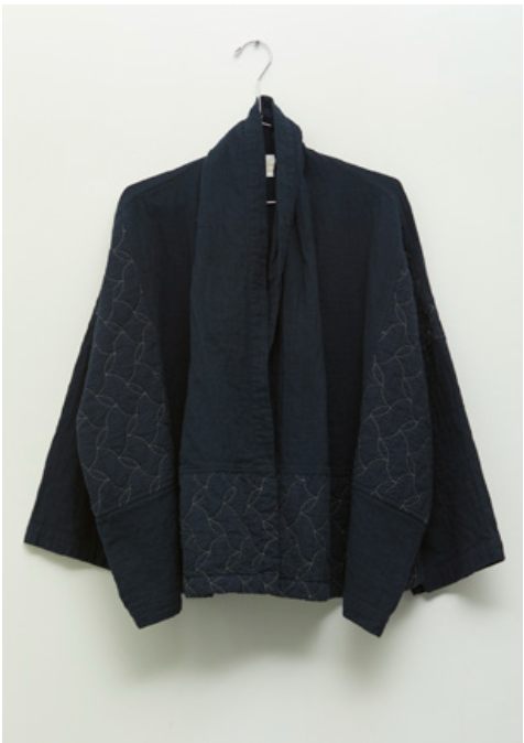 Kimono Jacket with Quilt Patchwork