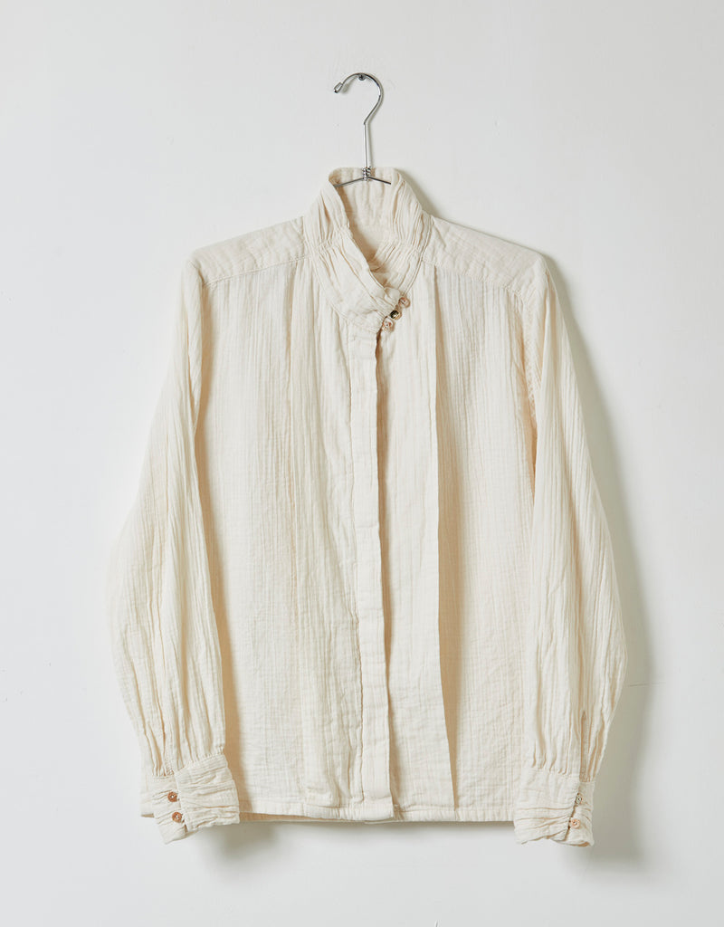 NEW TO SALE - Geneva Blouse in Crinkled Cotton Gauze