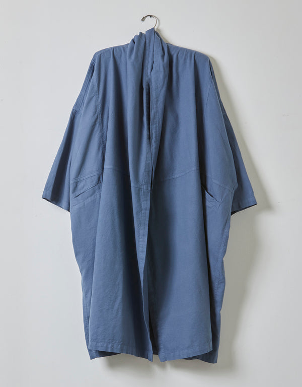 Long Haori Coat in Japanese Cotton Flannel