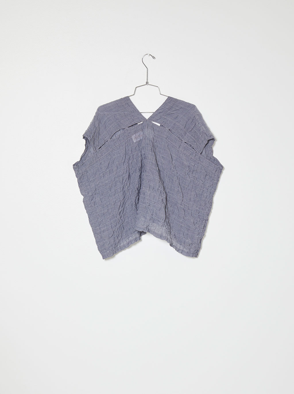 Celeste Top in Wave Cotton