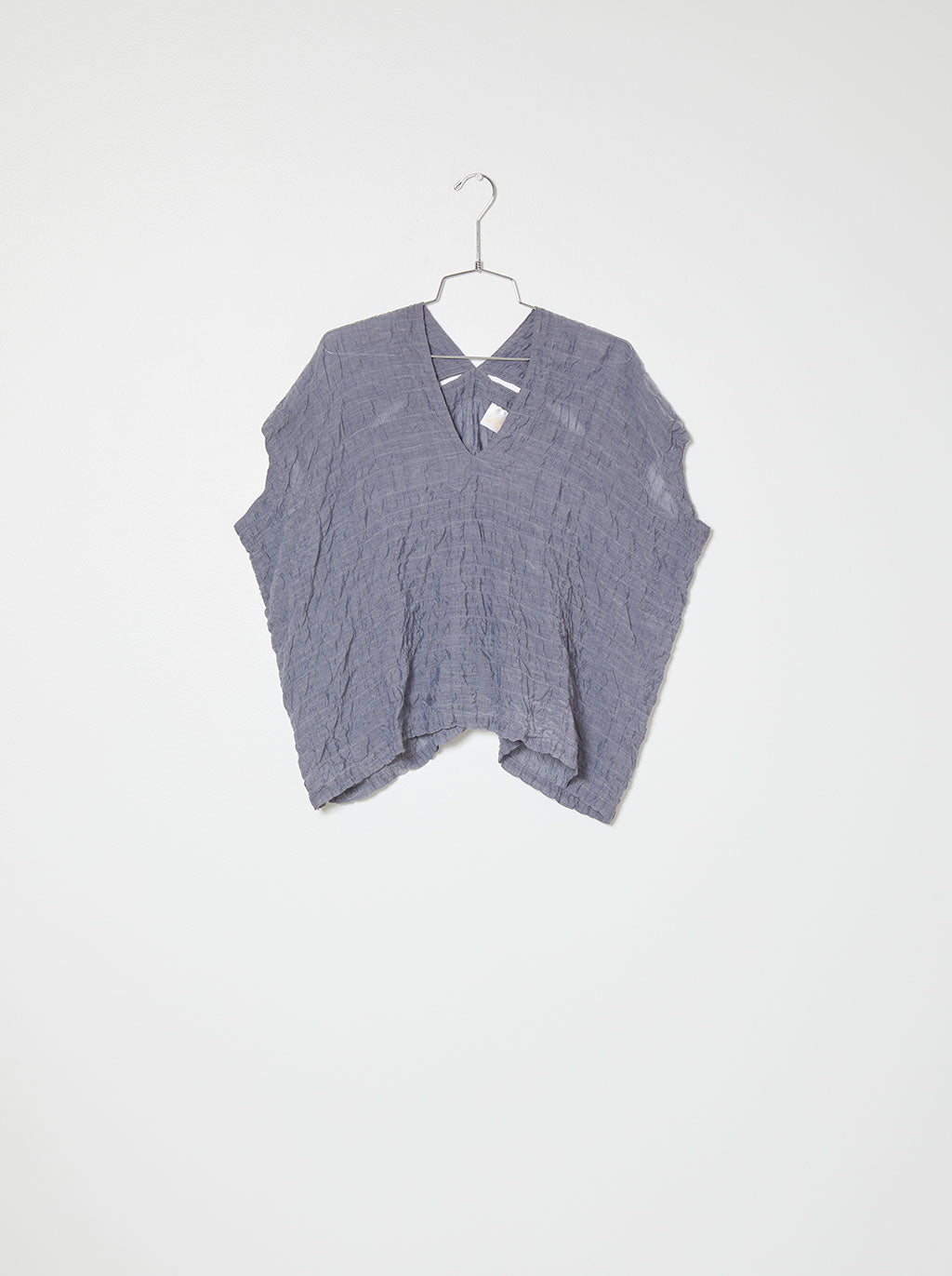 Celeste Top in Wave Cotton