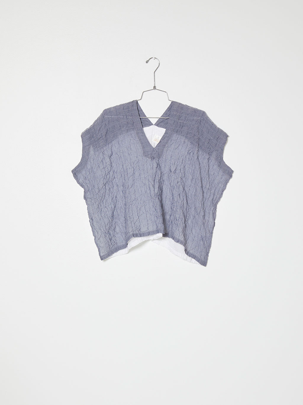 Celeste Top Dual Color in Wave Cotton