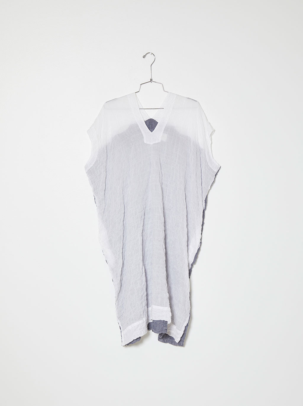 Crescent Dress Dual Color in Wave Cotton