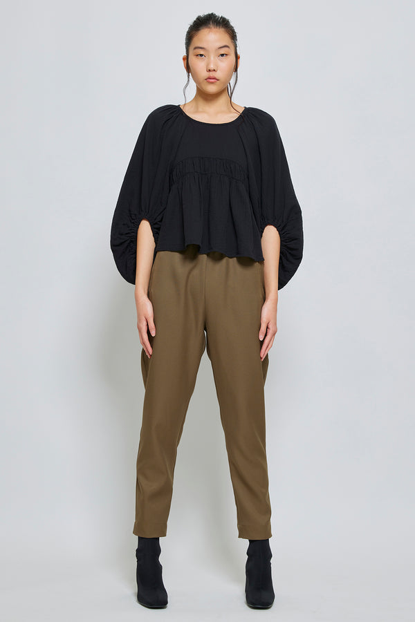 Maeve Blouse in Crinkled Cotton