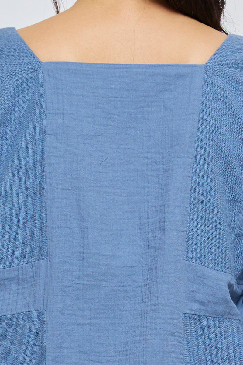 LAST ONE Block Top in Crinkled Cotton in archived colors