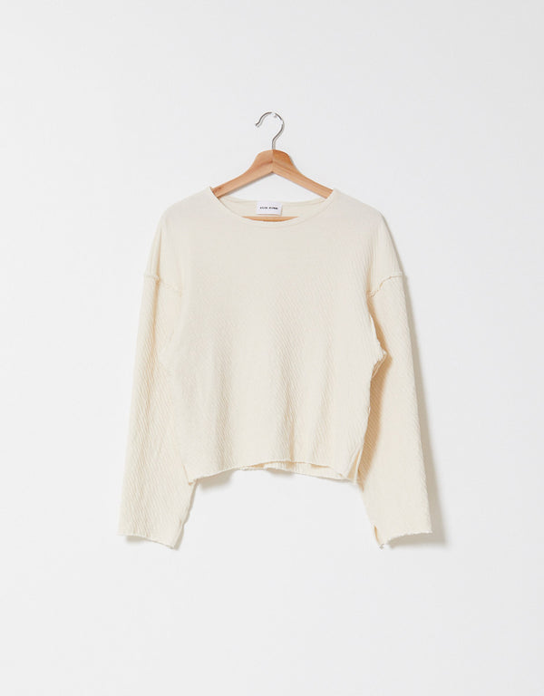 Base Shirt in Double Layered Textured Knit