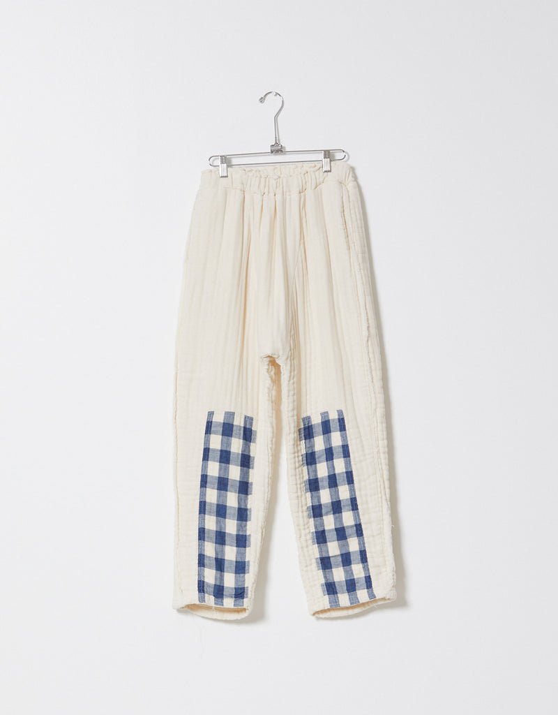 Kiri Pant in 5 Layer Wavy Gauze with Patch