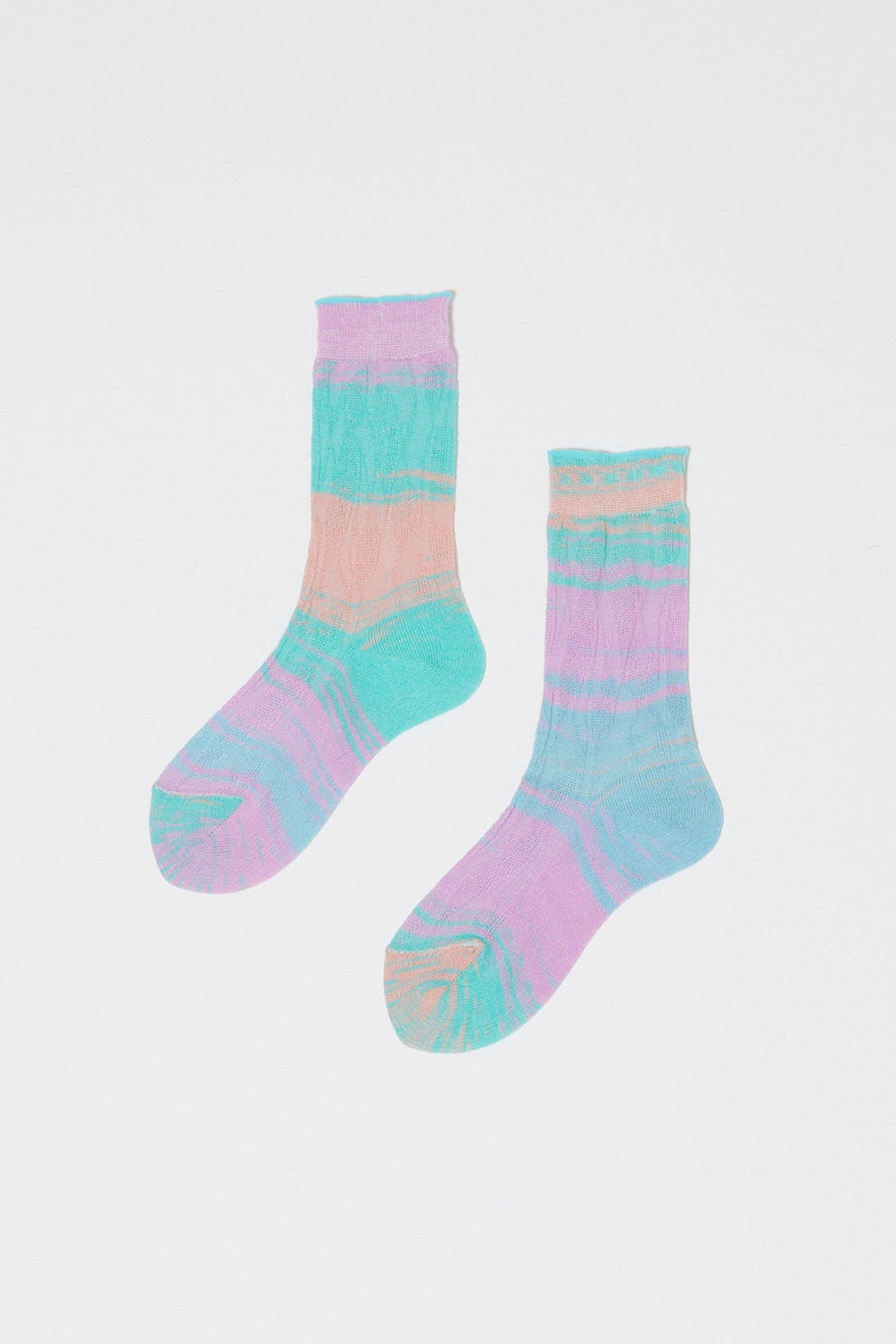 Japanese Leaf Kasuri Socks